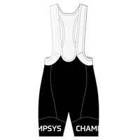Performanceビブショーツ / HEM LOGO BLACK