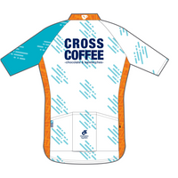 Tech 長袖ジャージ / CROSS COFFEE RAINDROP WHITE