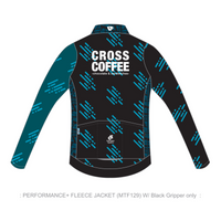 Performanceフリースジャケット / CROSS COFFEE RAINDROP BLACK