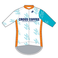 Apexエアロジャージ / CROSS COFFEE RAINDROP WHITE