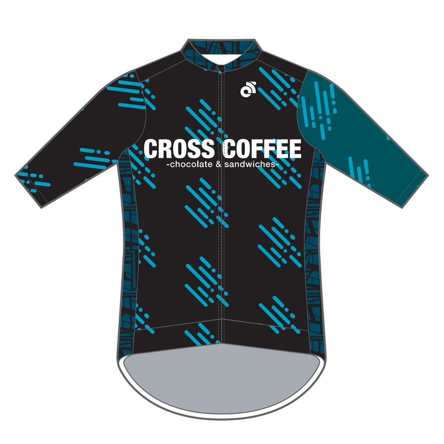 Apexプロジャージ / CROSS COFFEE RAINDROP BLACK