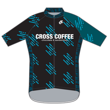 Tech 長袖ジャージ / CROSS COFFEE RAINDROP BLACK