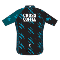 Performance長袖ジャージ / CROSS COFFEE RAINDROP BLACK