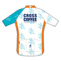 Performance長袖ジャージ / CROSS COFFEE RAINDROP WHITE