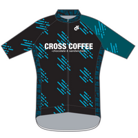 Performance長袖ジャージ / CROSS COFFEE RAINDROP BLACK