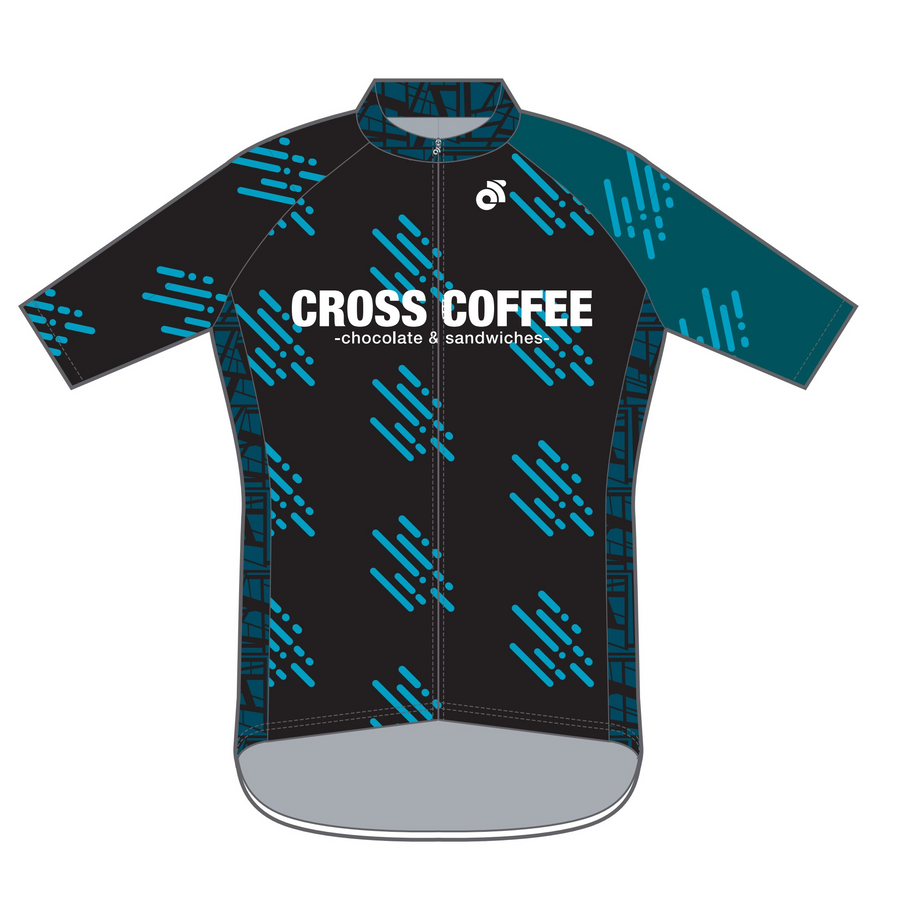 Techライトジャージ / CROSS COFFEE RAINDROP BLACK