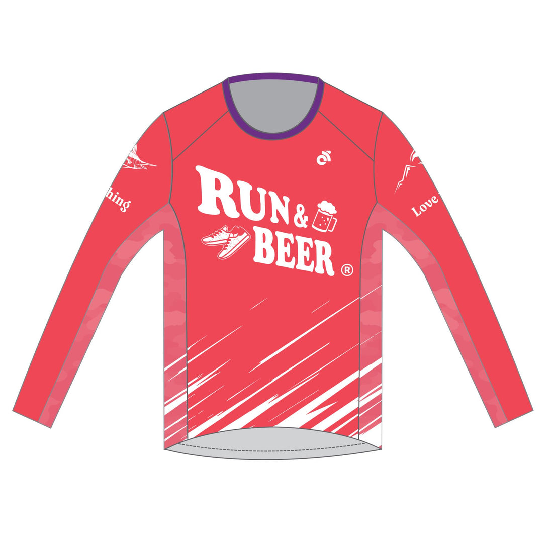 Tech Men's長袖ラントップ