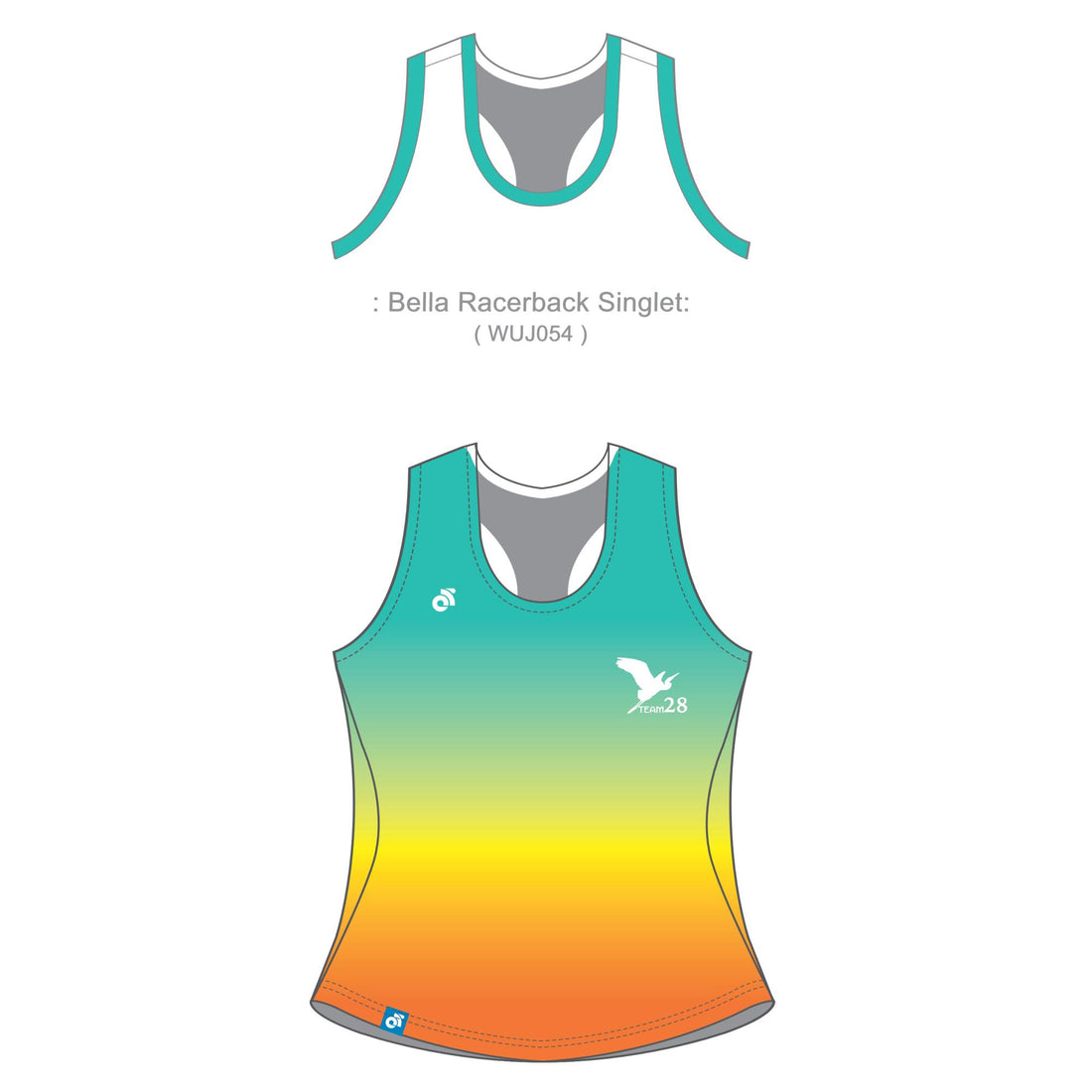 Women's レーサーバックシングレット