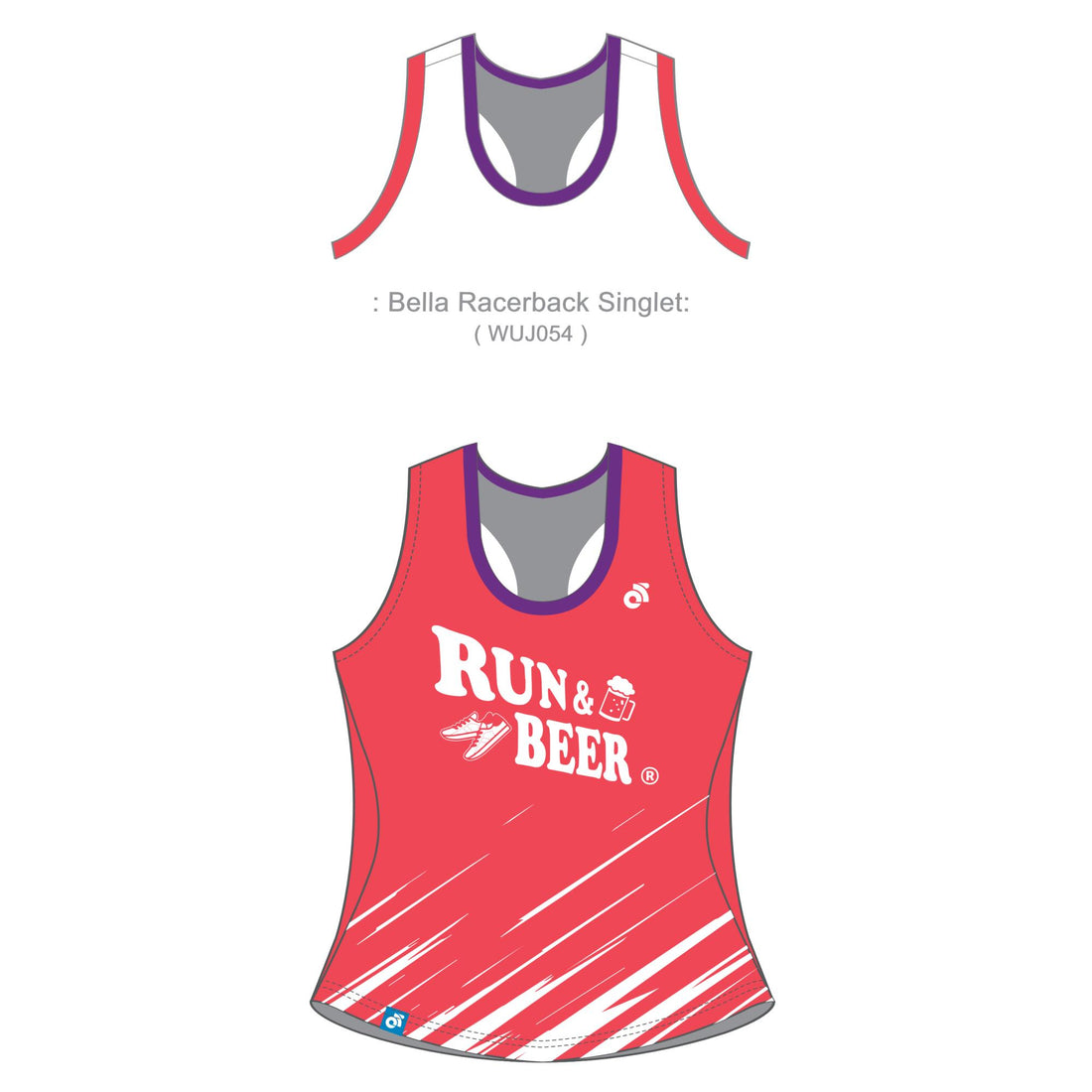 Women's レーサーバックシングレット