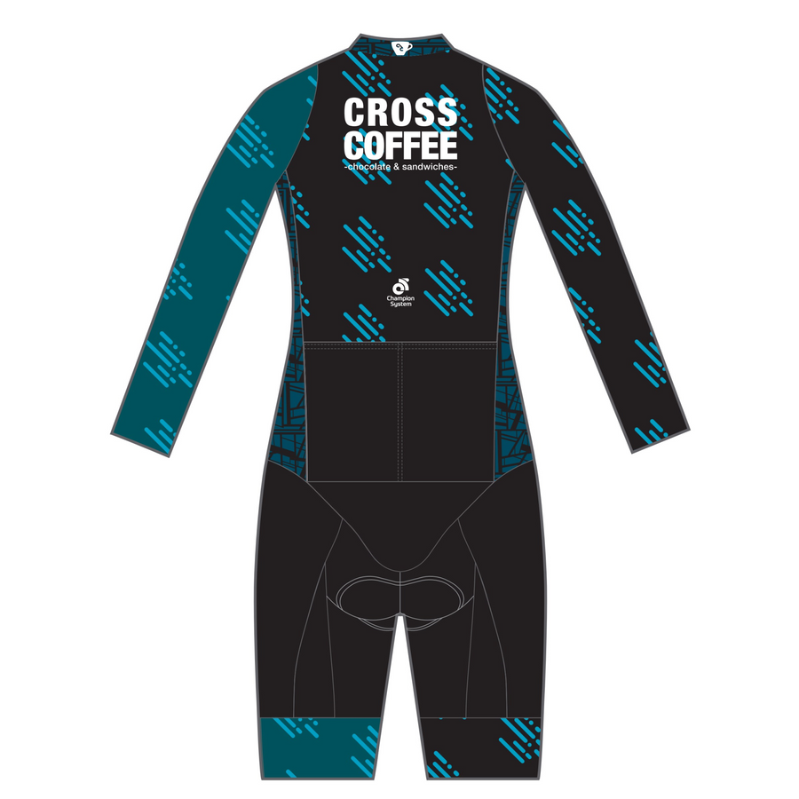 Perfornamceシクロクロス ライト スキンスーツ / CROSS COFFEE RAINDROP BLACK