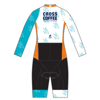 Perfornamceシクロクロス ライト スキンスーツ / CROSS COFFEE RAINDROP WHITE