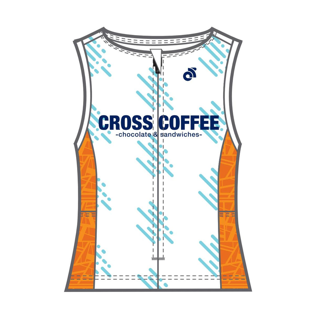 Performance Velocityトライトップ / CROSS COFFEE RAINDROP WHITE