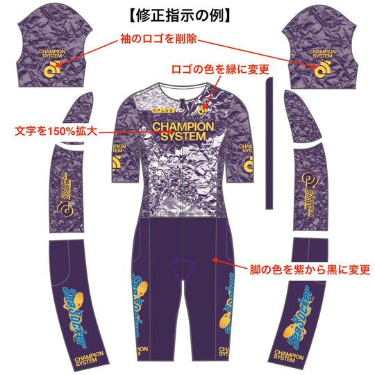 サイクルジャージ ユニフォーム オーダーウェア – Champion System Japan